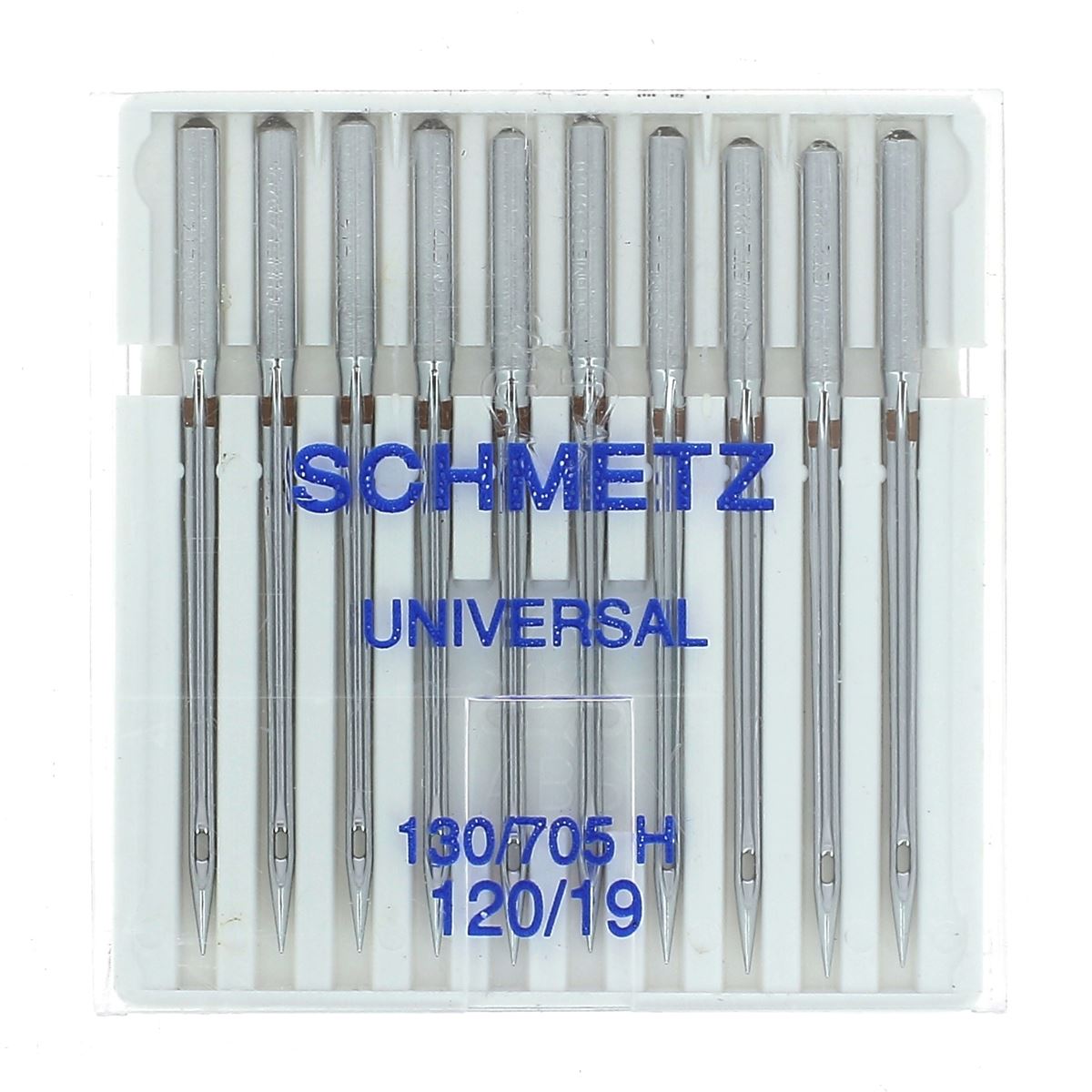Lot de 10 aiguilles universelles pour machine à coudre Schmetz, accessoires de mercerie pour couture domestique.