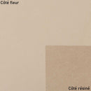 Morceau de cuir tannage végétal naturel CLASSIC, envers résiné incolore, 2e choix, pour la maroquinerie ou la couture.