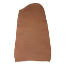 Peau de cuir Croupon tannage végétal couleur cognac, peau naturelle pour maroquinerie ou fabrication artisanale