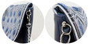 Bouton de col avec anneau pour lanière de 10mm, accessoire en métal, idéal pour personnaliser sacs ou vêtements.