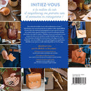 Livre "Apprendre à coudre le cuir à la main et à la machine" de Julie KANSARA, livre de couture pour cuir, image de la couverture.