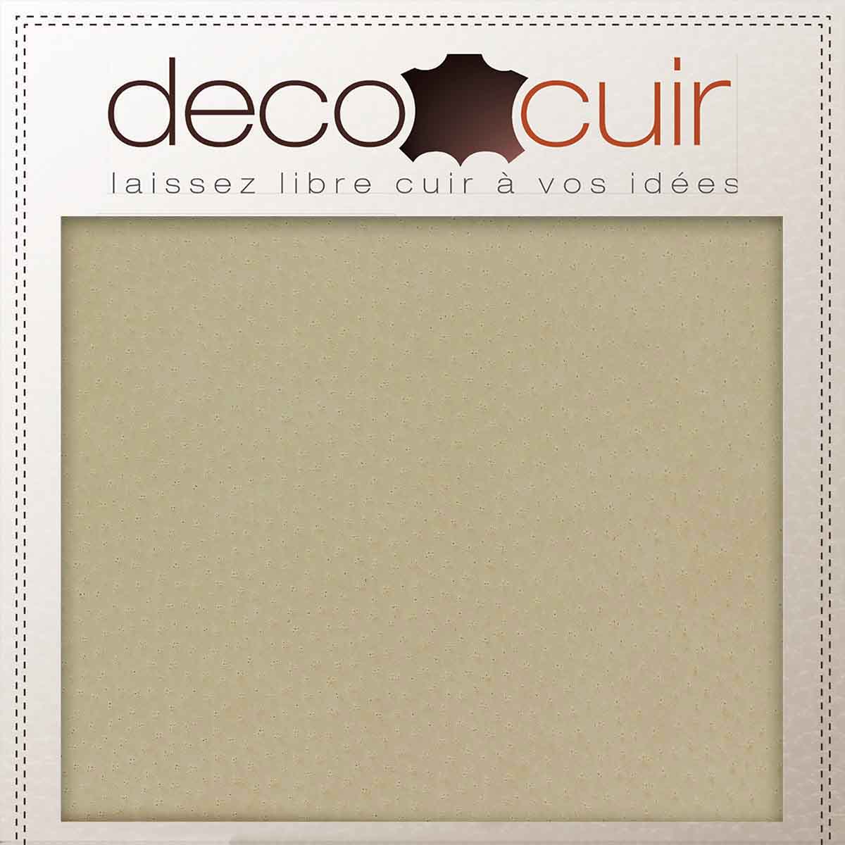 Peau de croûte de cuir de porc velours VELVET naturel, texture douce et veloutée, pour projets de maroquinerie ou décoration.