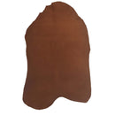 Peau de croûte de cuir de porc velours VELVET marron, texture douce et veloutée, finition élégante pour travaux de maroquinerie.