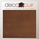 Peau de croûte de cuir de porc velours VELVET marron, texture douce et souple, vue rapprochée de la surface du cuir.