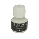 Fixatif durcisseur Deco Cuir pour finition et protection du cuir, en flacon de 60 ml, avec texture gomme.