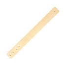 Découpe de cuir naturel pour bracelet personnalisé, taille adulte 24,5 x 2,5 cm, par Deco Cuir, pour création de bijoux.