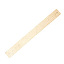 Découpe de cuir naturel pour bracelet personnalisé, taille adulte 24,5 x 2,5 cm, par Deco Cuir, image montrant la pièce de cuir.