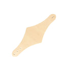 Découpe de cuir naturel pour bracelet enfant avec forme losange, par Deco Cuir, idéale pour personnalisation.