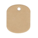 Découpe ellipse en cuir naturel pour porte-clés, fabriquée par Deco Cuir, idéale pour la personnalisation.