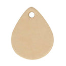 Découpe goutte pour porte-clés en cuir naturel de Deco Cuir, outil de découpe pour personnaliser les porte-clés en cuir.