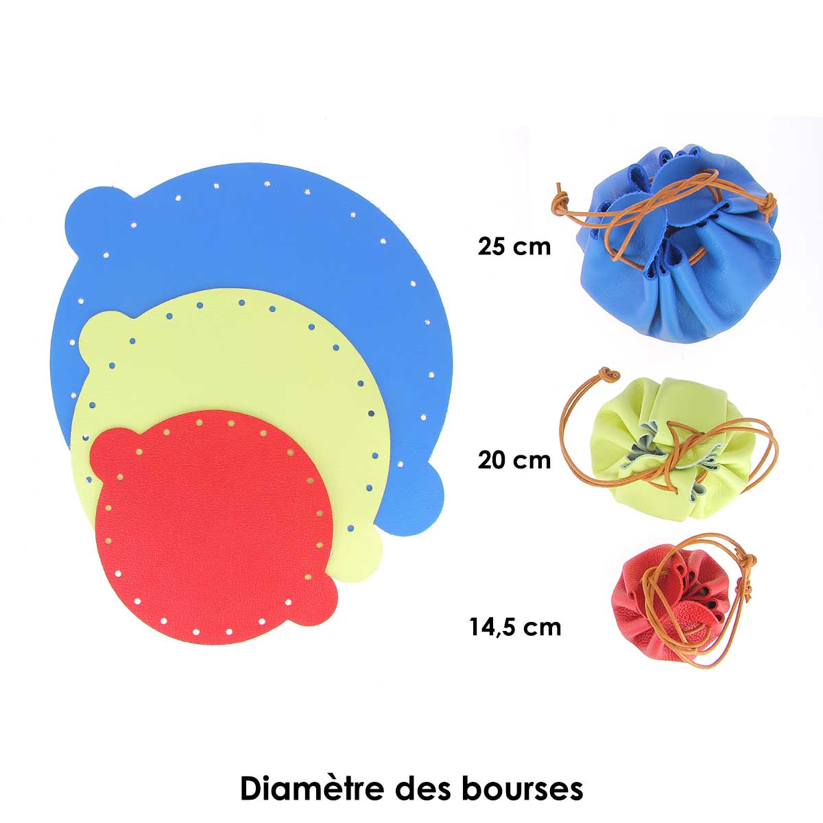 Découpe en argent pour bourse en cuir, décorative et précise, conçue par Deco Cuir pour la fabrication de bourses en cuir.