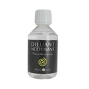Diluant de 250ml pour colle néoprène Deco Cuir, adapté aux colles pour cuir, visible dans le flacon.