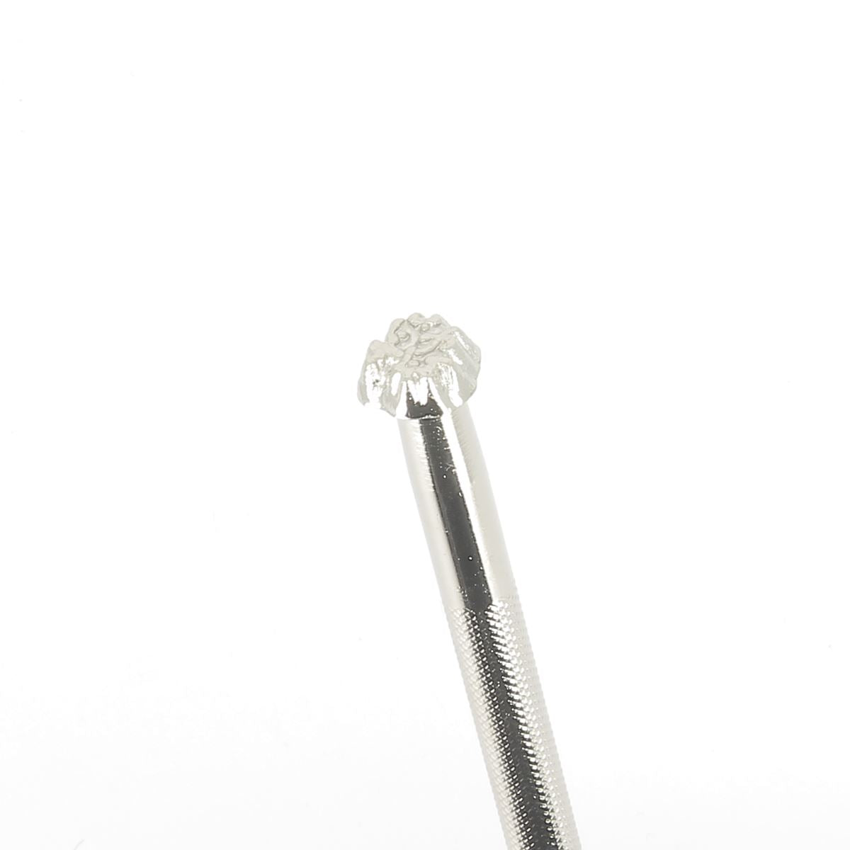 Outil Matoir sur manche Tandy Leather avec texture matting plasma 9 mm, utilisé pour la sculpture et le façonnage du cuir.