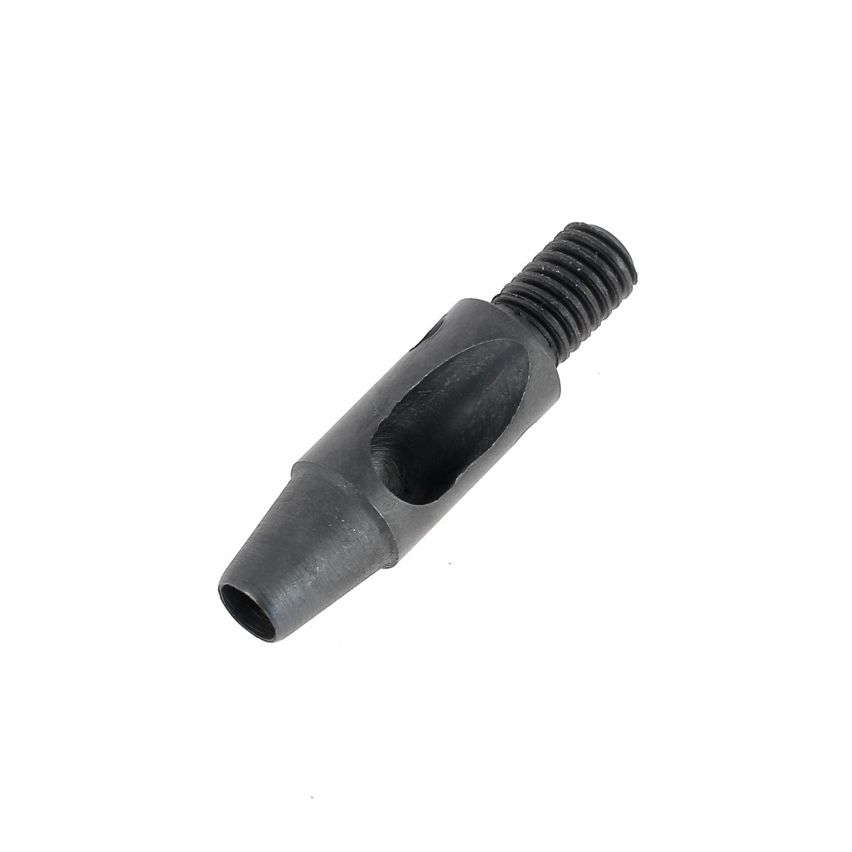 Embout emporte-pièce rond pour presse d'établi, outil de coupe en métal robuste, utilisé pour des travaux de bricolage.