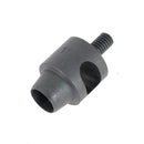 Embout emporte-pièce rond pour presse d'établi, outil de fabrication, en métal robuste, utilisé pour découper des formes précises.