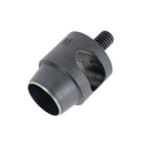 Embout emporte-pièce rond pour presse d'établi, outil robuste pour découpe précise en métal ou autres matériaux.