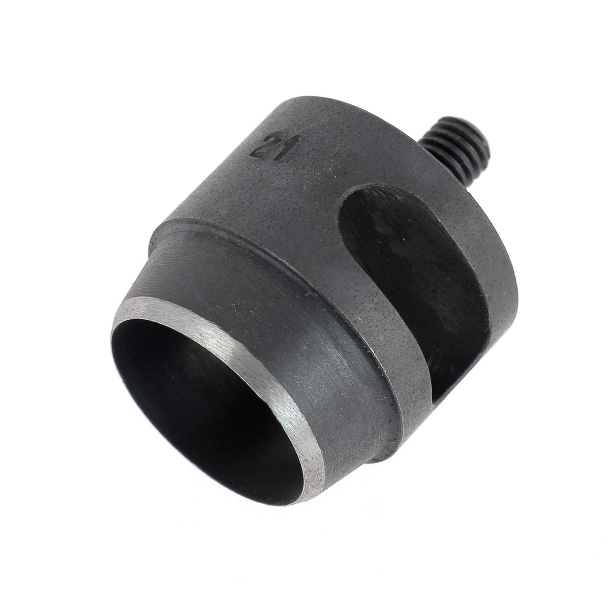 Embout emporte-pièce rond pour presse d'établi, outil robuste pour découpe précise, conçu par Autres.