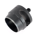 Embout emporte-pièce rond pour presse d'établi, outil en métal robuste pour découpe précise.