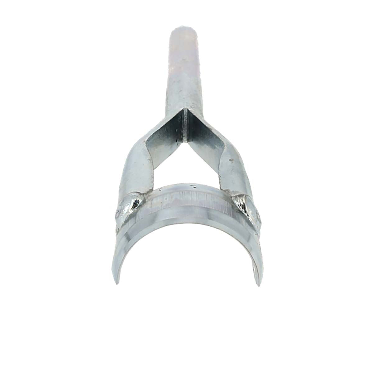 Emporte-pièce à frapper à bout rond Deco Cuir de 35mm, outil pour cuir, en métal avec poignée en bois.