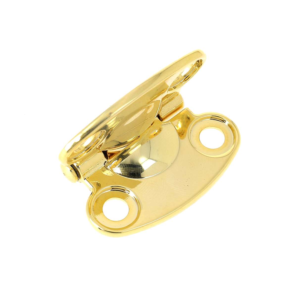 Charnière de 40 mm en laiton doré, ouverture à 90°, accessoire pour meubles et armoires.