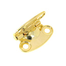Charnière de 40 mm en laiton doré, ouverture à 90°, accessoire pour meubles et armoires.
