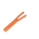Fermeture à glissière en nylon orange de 4 mm, longue de 14 cm, pour couture et mercerie, marque Autres.