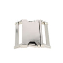 Fermeture clip en nickel pour bijoux, bouclerie de haute qualité, illustration de la fermeture pour accessoires.