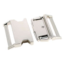 Fermeture clip en nickel pour bijoux, bouclerie de haute qualité, fabriquée par Autres, visible sur cette image.
