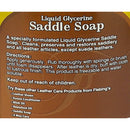 Spray de savon glycériné Fiebing's Saddle Soap pour l’entretien du cuir, flacon de 473 ml, nettoie et nourrit le cuir.