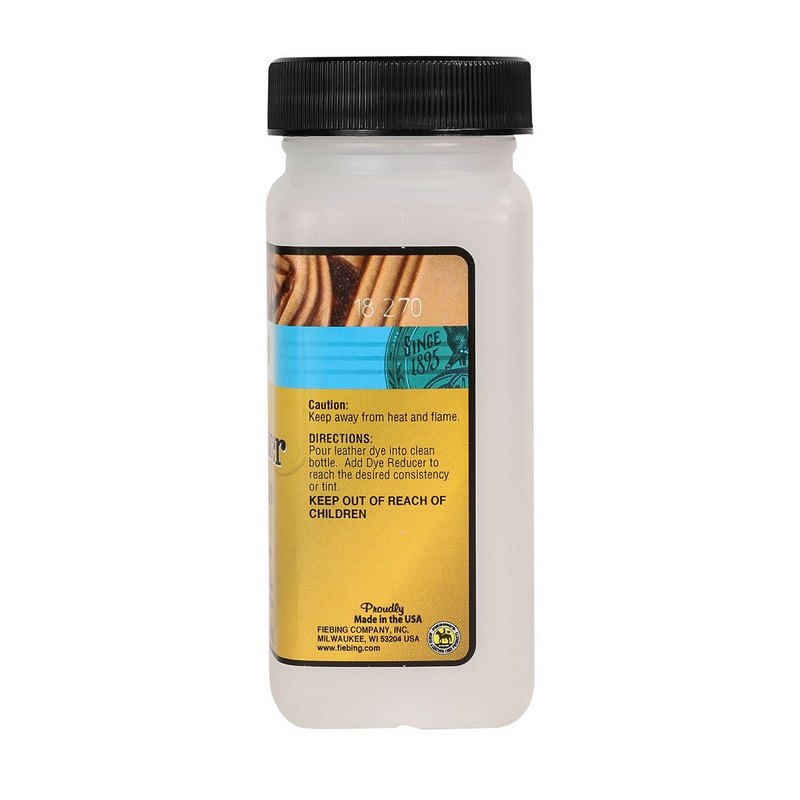 Réducteur de teinture Fiebing's en flacon de 118 ml, liquide neutre pour ajuster la couleur des teintures et peintures.