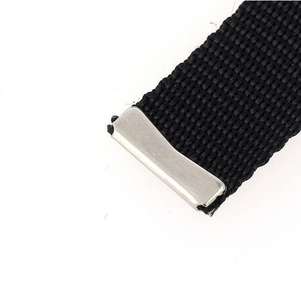 Embouts de sangle à griffe DESIGN en nickelé, accessoires robustes pour fixation de sangles.