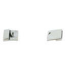 Fermoir bijou CAMILLE aimanté en argent vieilli, 20 mm, pour créations de bijoux avec lacet plat.