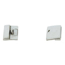 Fermoir bijou CAMILLE aimanté en argent vieilli, 30 mm, pour créations bijoux avec lacet plat.