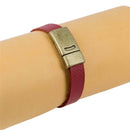 Fermoir bijou CAMILLE aimanté en laiton mat, pour créations bijoux, avec lacet plat, mesure 10 mm.
