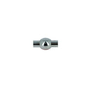 Fermoir bijou en inox avec boule aimantée, lacet rond nickelé, pour créations de bijoux, taille 4 mm.