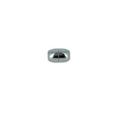 Fermoir capsule en inox avec aimant, pour création de bijoux, lacet rond 3mm, finition nickelée, accessoire bijou solide et élégant