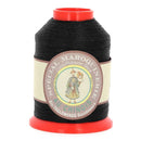 Fil au Chinois, bobine de 500m de fil polyester coton noir pour maroquinerie, 28/4, 0,52mm, mercerie de qualité