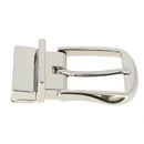 Boucle de ceinture à griffe MAE en nickelé, 30mm, type de bouclerie pour ceinture en cuir ou tissu.