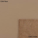 Grand morceau de cuir de vachette GRANITE taupe, peau de cuir authentique pour réalisations artisanales.