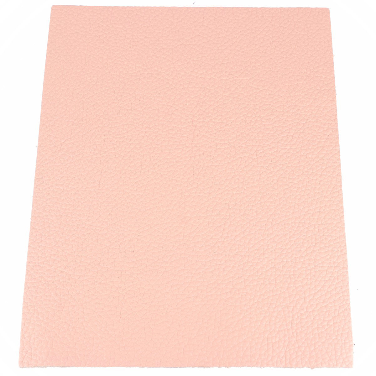 Morceau de cuir GRANITE en rose pastel, tissu souple et texturé, idéal pour créations artisanales ou maroquinerie.