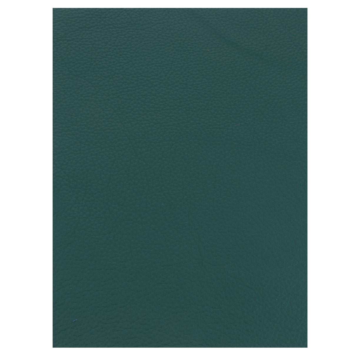 Morceau de cuir GRANITE vert bouteille, cuir synthétique de haute qualité, texture lisse et durable, pour artisanat et maroquinerie.