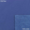 Morceau de cuir GRANITE bleu océan, texture naturelle, pour création artisanale ou maroquinerie, de la marque Autres.