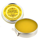 Graisser et protéger le cuir avec la graisse Panda pour nourrir le cuir, 60 ml, de la marque Trimadel, en pot ouvert.