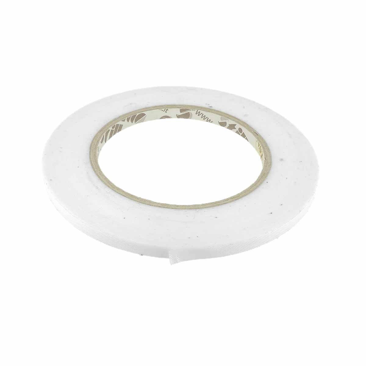 Ruban adhésif blanc indéchirable de 6 mm de large, 50 mètres de long, pour travaux de mercerie et réparation durable.