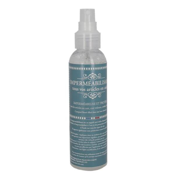Spray imperméabilisant pour cuir Trimadel, 150 ml, protection contre l'eau et les taches, en flacon pratique.