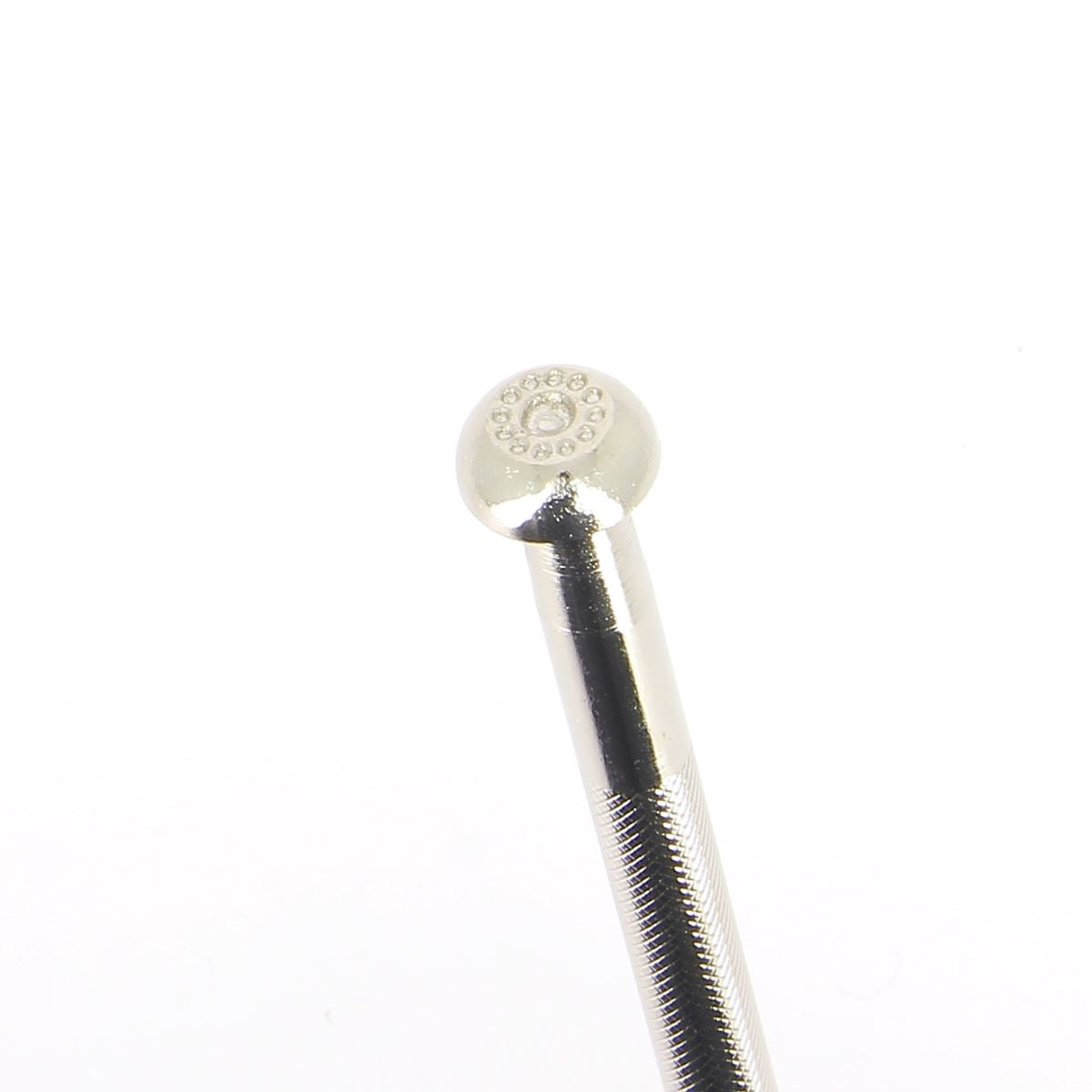 Outil Matoir sur manche Tandy Leather Flower Center 7 mm, outil pour cuir, finition précise et confort d'utilisation