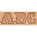 Ensemble de 26 lettres de l'alphabet en cuir, outils Tandy Leather, chaque lettre de 1,91 cm pour artisanat et décoration.