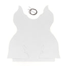 Kit DIY de vache en cuir à monter soi-même, création en cuir blanc de la marque Deco Cuir, pour fabriquer un objet personnalisé.