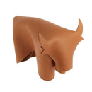 Kit DIY en cuir de vache à monter soi-même par Deco Cuir, comprenant des pièces en cuir marron pour création artisanale.