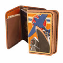 Kit DIY pour étui de passeport en cuir Tandy Leather, comprenant matériaux et outils pour création artisanale.